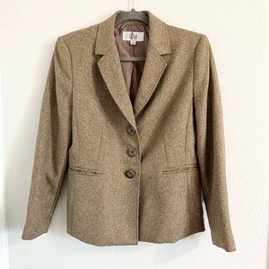 Le Suit petite fully lined suit coat jacket